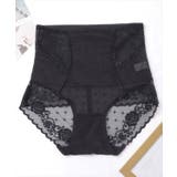 【5枚セット】ハイウエストレーシィストレッチガードルショーツ 女性 レディース | レースレディース  | 詳細画像10 