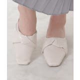 フェイクレザー スクエアトゥ ねじれ | レースレディース | 詳細画像8