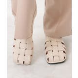 フェイクレザー メッシュ フラット | レースレディース  | 詳細画像14 