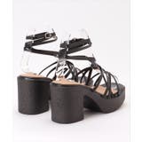 ソリッドカラー ナローストラップ プラットフォームソール | レースレディース  | 詳細画像18 