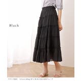 ティアード ギャザー ロング丈 | レースレディース  | 詳細画像3 