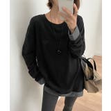 配色 フェイクレイヤード 長袖 | レースレディース | 詳細画像5