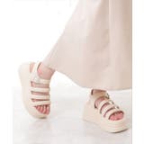 フェイクレザー 厚底 3ストラップ | レースレディース  | 詳細画像13 