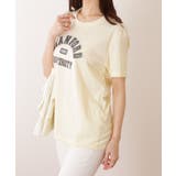 カレッジロゴ プリント オーバーサイズ 半袖 Tシャツ | レースレディース  | 詳細画像12 