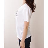 カレッジロゴ プリント オーバーサイズ 半袖 Tシャツ | レースレディース  | 詳細画像16 