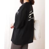 レタリング ロゴ オーバーサイズ 半袖 Tシャツ | レースレディース  | 詳細画像4 