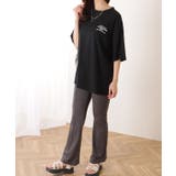 レタリング ロゴ オーバーサイズ 半袖 Tシャツ | レースレディース  | 詳細画像5 