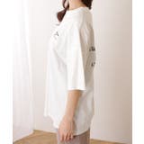 レタリング ロゴ オーバーサイズ 半袖 Tシャツ | レースレディース  | 詳細画像9 