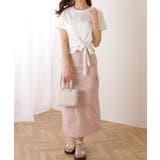 裾リボン クルーネック コンパクト 半袖 トップス | レースレディース | 詳細画像12