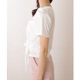 裾リボン クルーネック コンパクト 半袖 トップス | レースレディース | 詳細画像13