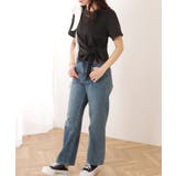 裾リボン クルーネック コンパクト 半袖 トップス | レースレディース | 詳細画像6