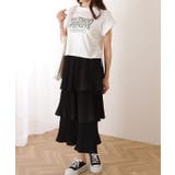 ドローストリング付き コンパクト 半袖 プリント Tシャツ | レースレディース | 詳細画像5