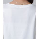 ソリッドカラー 半袖 リボン プリント Tシャツ | レースレディース  | 詳細画像18 