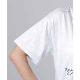 ソリッドカラー 半袖 リボン プリント Tシャツ | レースレディース  | 詳細画像19 