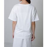 ソリッドカラー 半袖 リボン プリント Tシャツ | レースレディース  | 詳細画像9 