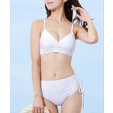 【4点セット】シアー ニット付き ビキニ ラッシュガード | レースレディース | 詳細画像6