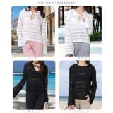 【4点セット】透かし ニット付き ビキニ ラッシュ セットアップ | レースレディース | 詳細画像3