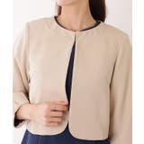 ノーカラー ジャケット付き キーネック | レースレディース | 詳細画像12