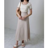 配色ライン スクエアネック ソリッド 半袖 Tシャツ | レースレディース | 詳細画像14