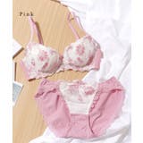 フローラル 刺繍 スカラップ レース ブラ&ショーツ | レースレディース | 詳細画像9