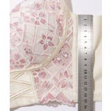 花柄 レース ビスチェ風 脇高 ブラ&ショーツ | レースレディース  | 詳細画像19 