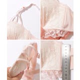 トリプルストラップ ノンワイヤー リボン レース ブラ&ショーツ | レースレディース | 詳細画像19