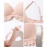 アンダーフリル リボン風 ノンワイヤー 3/4 ブラ&ショーツ | レースレディース | 詳細画像19