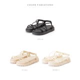 ナローストラップ厚底サンダル | レースレディース  | 詳細画像2 