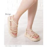 ナローストラップ厚底サンダル | レースレディース  | 詳細画像7 