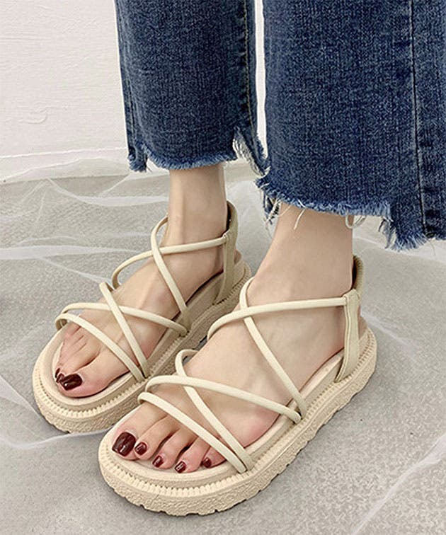 ナローストラップ厚底サンダル | レースレディース  | 詳細画像8 