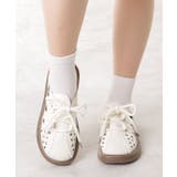 カットアウト レースアップ 厚底 スニーカー サンダル | レースレディース  | 詳細画像8 