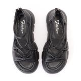 ナロー ストラップ ハイカット 厚底 コンフォート サンダル | レースレディース  | 詳細画像15 