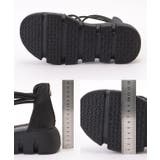 ナロー ストラップ ハイカット 厚底 コンフォート サンダル | レースレディース  | 詳細画像20 