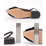 フェイクレザー バックストラップ リボン付き ポインテッド サンダル | レースレディース  | 詳細画像20 