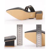 フェイクレザー ポインテッド スタッズ ミュール サンダル | レースレディース  | 詳細画像20 