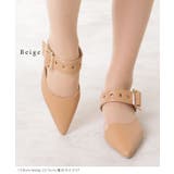 フェイクレザー ポインテッド スタッズ ミュール サンダル | レースレディース  | 詳細画像6 