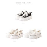 ローカット 厚底 レースアップ キャンバス スニーカー | レースレディース  | 詳細画像2 