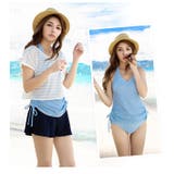 ボーダー柄 カバーアップ 水着 | レースレディース | 詳細画像11