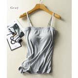 ソリッドカラー チューブトップ風 カップ付き | レースレディース  | 詳細画像9 