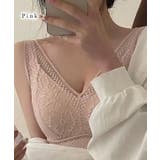 花柄 レース Vネック | レースレディース  | 詳細画像11 