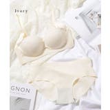 ソリッドカラー ノンワイヤー シームレス カットアウト ブラ&ショーツ | レースレディース | 詳細画像16