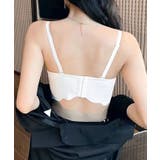 レーシィ スカラップ ビスチェ風 脇高 ブラ&ショーツ | レースレディース | 詳細画像16