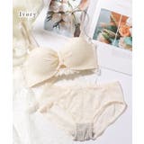 2WAY 花柄 レース カットアウト 1/2 ブラ&ショーツ | レースレディース  | 詳細画像12 