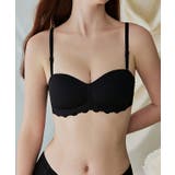3WAY ストラップレス 1/2 スカラップ ブラジャー | レースレディース | 詳細画像10