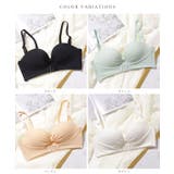 2WAY ストラップ ダブルホック シームレス 1/2 ブラジャー | レースレディース | 詳細画像11