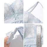 ボタニカル レース ビスチェ風 脇高 1/2 ブラ&ショーツ | レースレディース | 詳細画像19