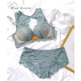 フロント ホック 総レース ノンワイヤー ブラ&ショーツ | レースレディース | 詳細画像12