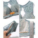 フロント ホック 総レース ノンワイヤー ブラ&ショーツ | レースレディース | 詳細画像19