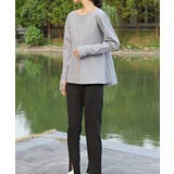 ラウンドネック ペプラム フレア | レースレディース  | 詳細画像10 