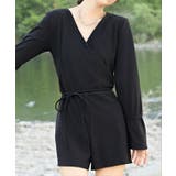 ソリッドカラー Vネック カシュクール風 | レースレディース  | 詳細画像15 